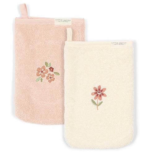 Little Dutch washandjes set - Roze - Fairy Garden