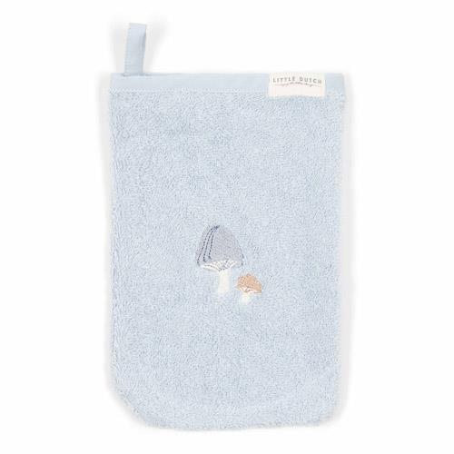 Little Dutch washandjes set - Blauw - Forest Friends