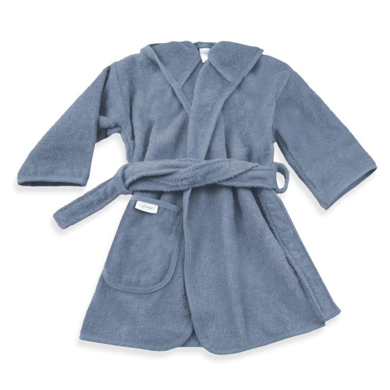 Badjas Uni Line  grey/blue
