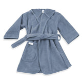 Badjas Uni Line  grey/blue