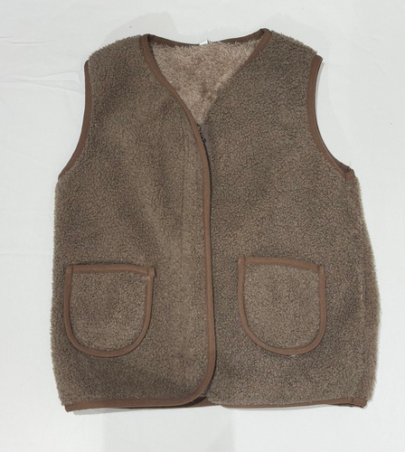 Teddy gilet taupe