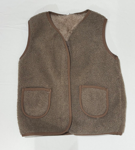Teddy gilet taupe