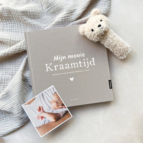 Kraamtijd linnen - taupe