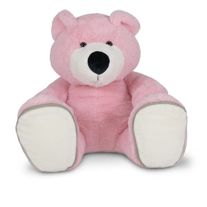 Geboorte knuffel beer roze