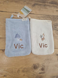 Little Dutch washandjes set - Blauw - Forest Friends