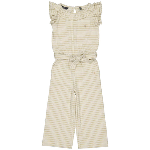 Levv jumpsuit creme stripe