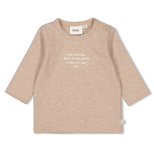 Longsleeve taupe - Feetje