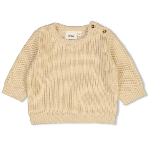 Sweater gebreid créme - Feetje