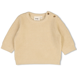 Sweater gebreid créme - Feetje