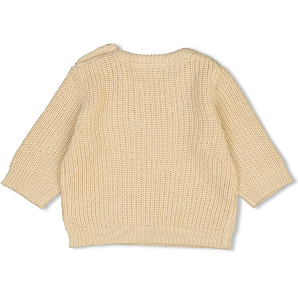 Sweater gebreid créme - Feetje