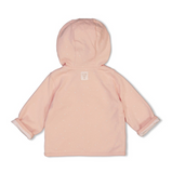 Omkeerbaar jasje met capuchon roze - Feetje