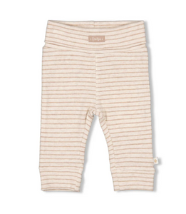 Broek met strepen taupe - Feetje