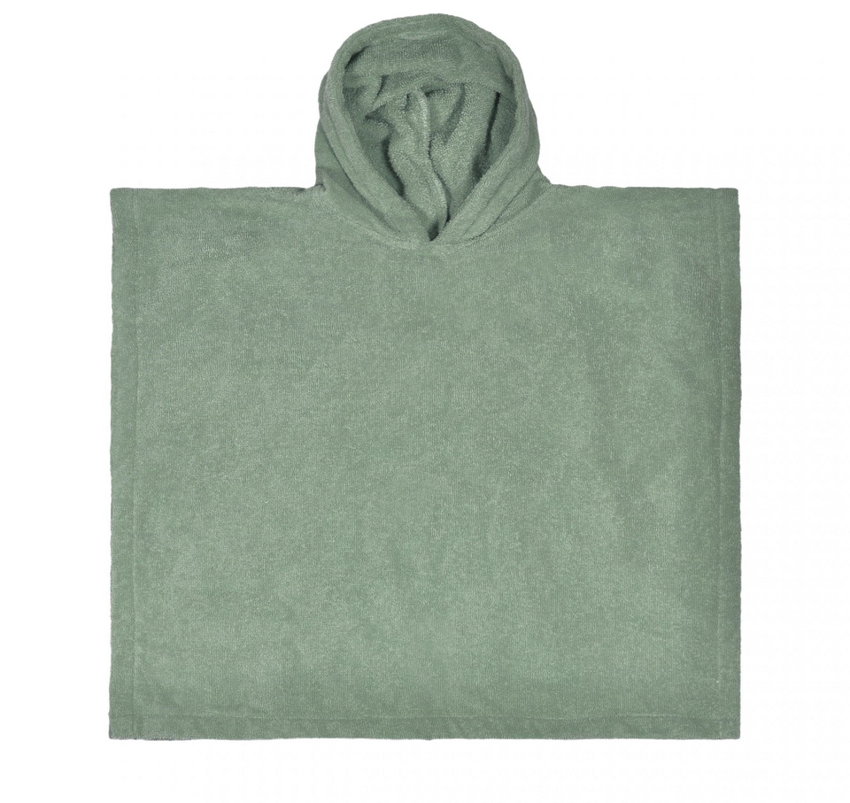 Poncho Stone Green